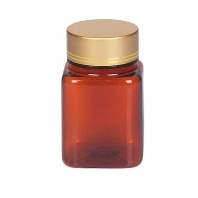 Garrafas plásticas transparentes PET para vitaminas